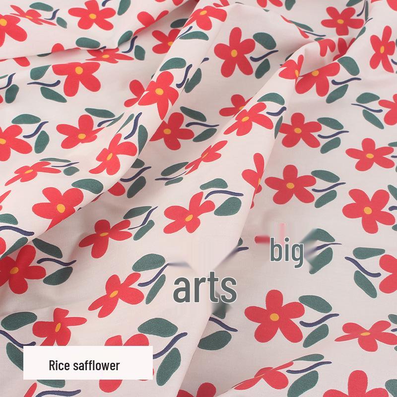 Тщательно отобранная хлопковая саржа с цветочным принтом для детского платья и детского постельного белья