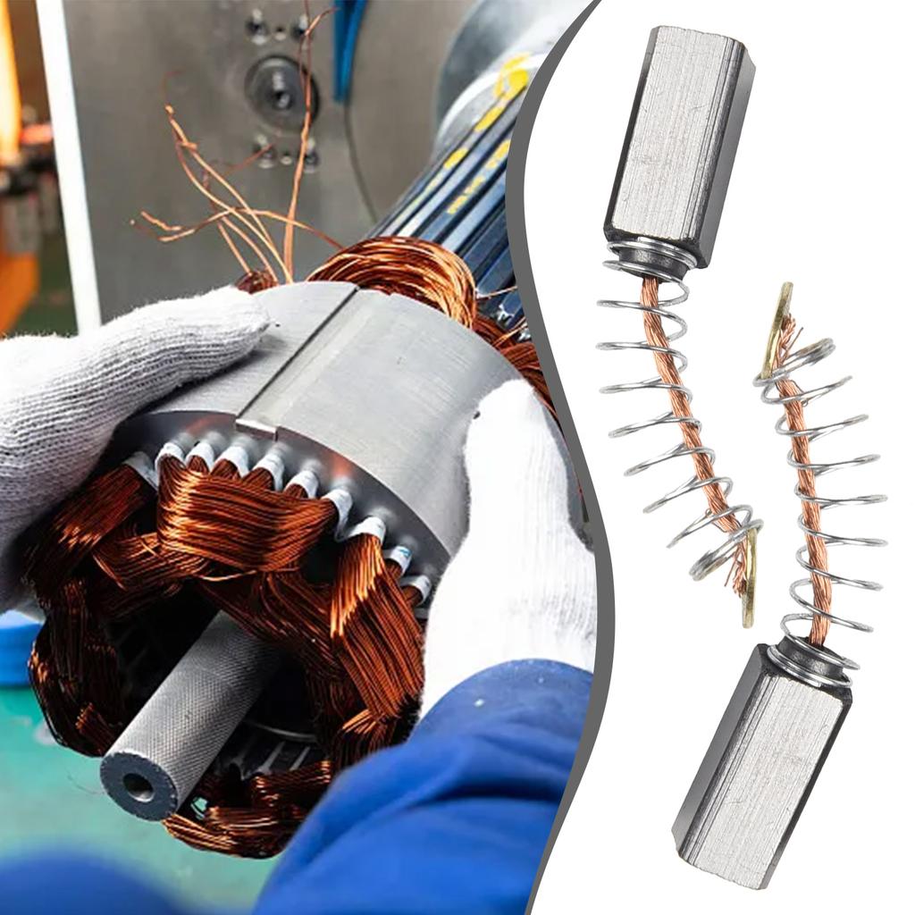 Угольные щетки 10x5x5 мм, 2 шт., аксессуары для электродвигателей