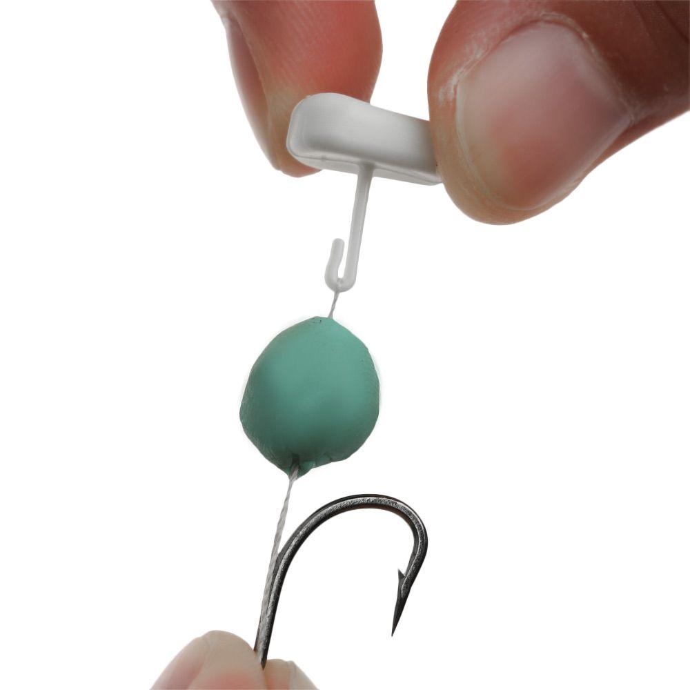 50PCS Carp Fishing Accessories Boilies Bait Stopper With Micro Fishing Hook Corn Bait Pop Up Hair Rig Stop Fishing Tackles