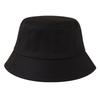 Custom Adult Cotton Bucket Hat Sublimated and Embroidered Wide Brim Round Hat for Summer Outdoor Use Solid Casual Style