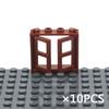 Нетоксичные Moc Кирпичи Ландшафтная Архитектура Двери И Окна Diy Интеллектуальный Блок Совместимый Со Всеми Брендами Сборные Частицы