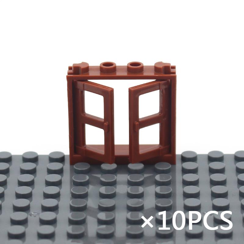 Нетоксичные Moc Кирпичи Ландшафтная Архитектура Двери И Окна Diy Интеллектуальный Блок Совместимый Со Всеми Брендами Сборные Частицы