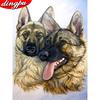 5D DIY Алмазная картина Полная дрель Собака Новые поступления Домашнее украшение Мозаика Животное