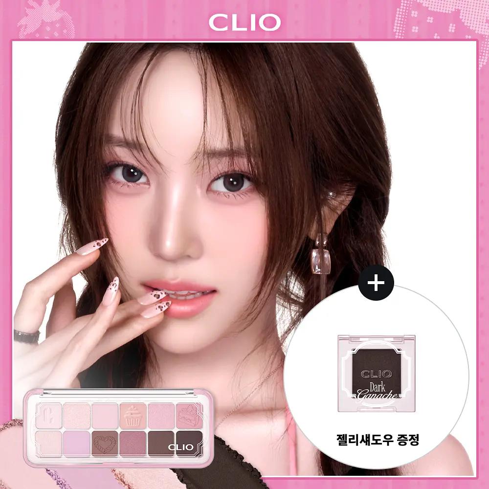 Clio Палитра теней для век Pro Eye Palette Air 22 Sugar Afternoon – Палитра теней для век из коллекции Sugar Afternoon (+ Гелевые тени в подарок)