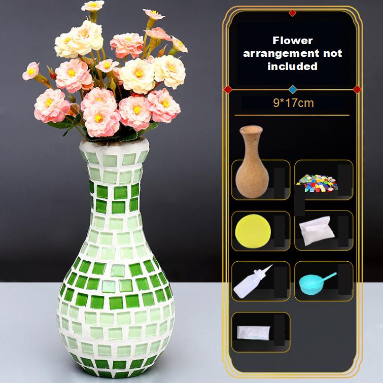 Mosaic Vase Diy Handmade Materials Pack Children's Creative Puzzle Kindergarten Handmade Toys