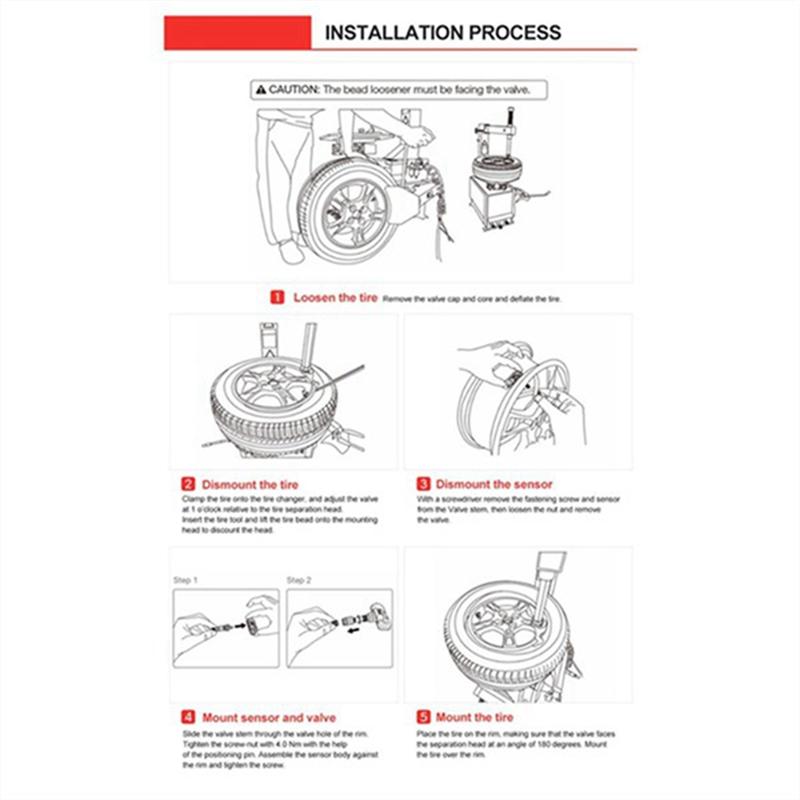 Автомобильный Программируемый Датчик MX 315 МГц Универсальный Autotpms Монитор Давления в Шинах Для Autel TS408 TS508 ITS600 Tpms