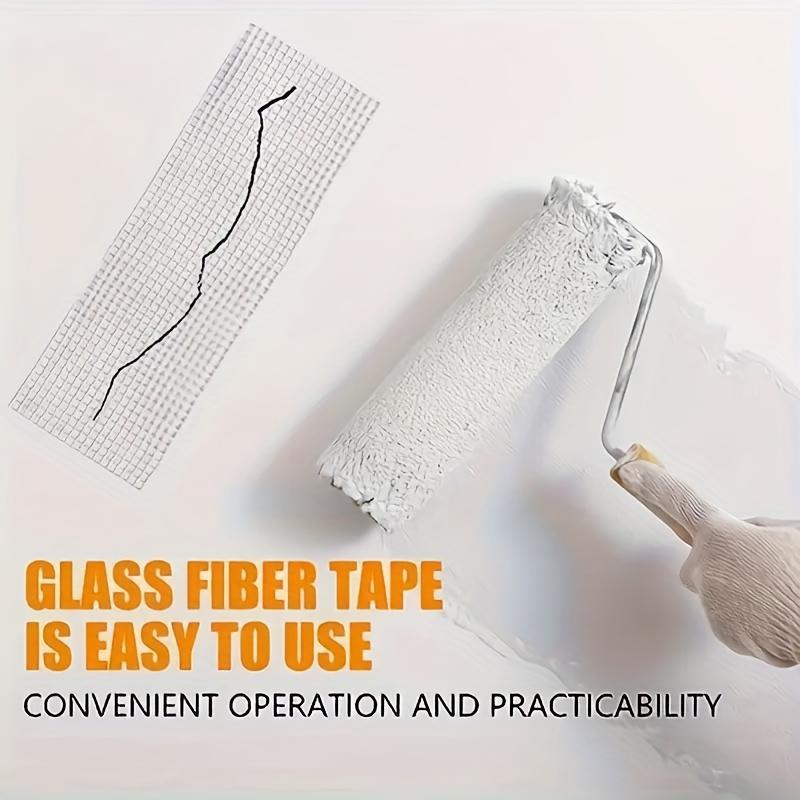 1 рулонная лента для швов на гипсокартоне, самоклеящаяся сетчатая лента из стекловолокна, сетчатая лента для гипсокартона для ремонта трещин в стенах, шифере и потолках