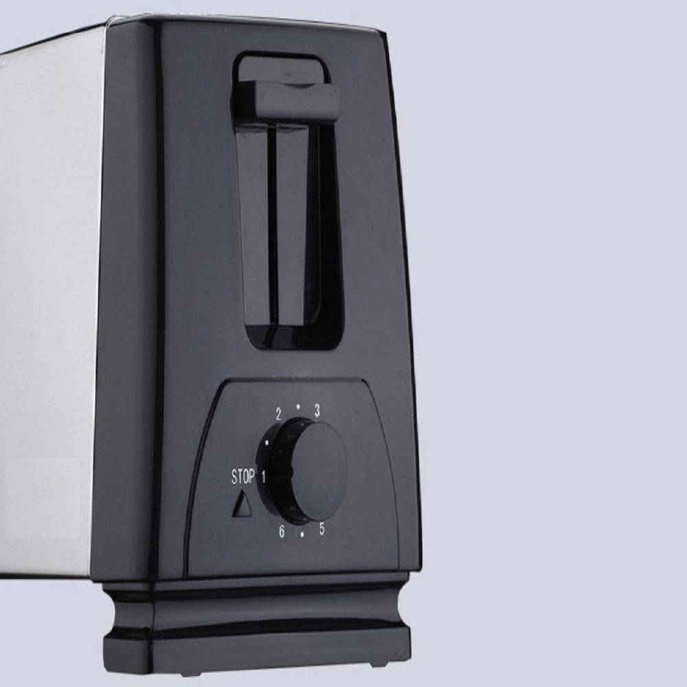 Тостер с двумя широкими прорезями, 6 режимов, Черный