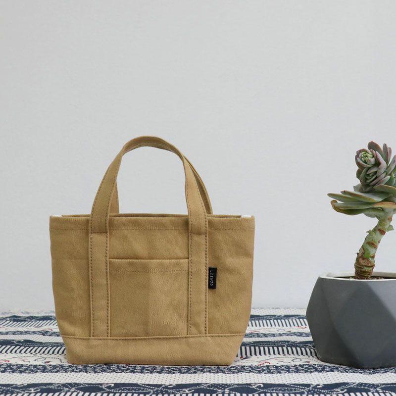 Холщовая литературная сумка-тоут - Новая японская и корейская стильная женская сумочка, Милый и повседневный держатель для мобильного телефона.