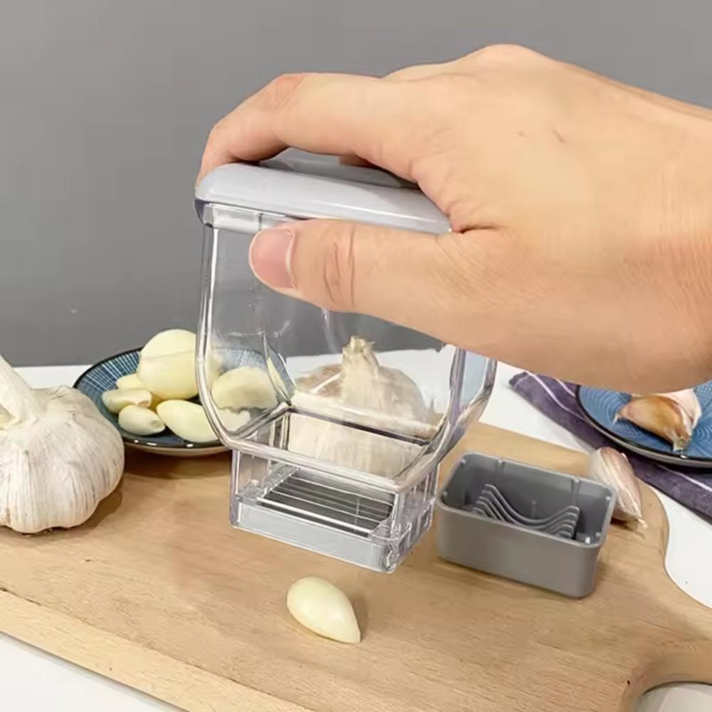 Plastic Manual Garlic Press Slicer Effortless Garlic Smasher Garlic Cloves