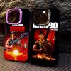 1pc Movie Rambo First Blood Phone Case For IPhone 16 15 14 13 12 11 17 Pro MAX Plus Pro Matte Shockproof Cover