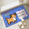 Ins Cute Puppy Soft Diatom Mud Absorbent Non-slip Quick Dry Bathroom Toilet Toilet Door Mat Foot Mat