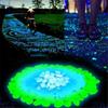 10pcs Decoration 4.5cm Luminous Pebbles Glow in Dark Garden Decoration Luminous Stone Gravel Big Big Stone Fish Tank