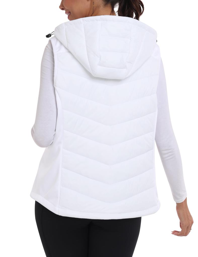 MoFiz Легкий пуховый зимний гольф Доступен в большом размере Идеально подходит для улицы, гор, повседневных поездок, женский жилет, жилет, теплый, легкий, с капюшоном,