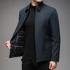 Men's Down Jacket Winter Middle-aged Dad Wear Thickened Warm Casual Trendy Duck Down Jacket