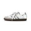 Adidas Originals SAMBA OG Low top German Army Trainers Unisex Silver White B75806(Team1005-)