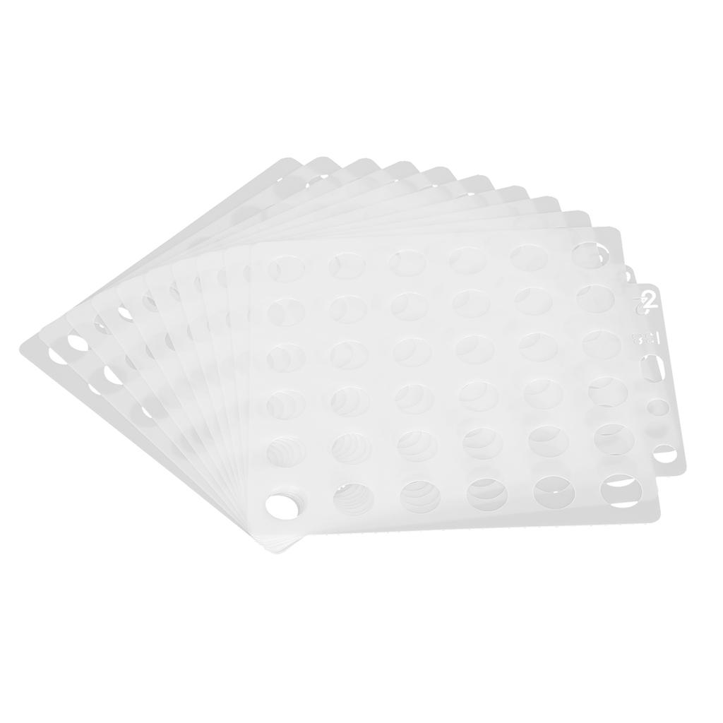 10 шт. шаблон для рисования, полые точки, спрей, ПЭТ-трафарет, вспомогательные инструменты для рисования