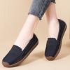 Женские замшевые пенни-лоферы для вождения, мокасины для ходьбы, повседневные туфли-лодочки, удобные туфли-лоферы без застежек для женщин, деловые, офисные, деловые, на плоской подошве