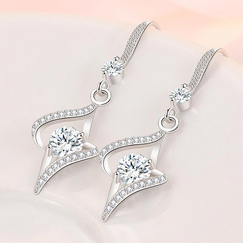Lindon Zircon Copper Alloy Earrings Drop Earrings For Women Wedding Party Gifts
