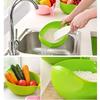 Rice Washing Filter Strainer Basket Sieve Fruit Vegetable Bowl Drainer Kitchen