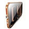 360 Металлический чехол с магнитной адсорбцией для Samsung Galaxy S26 S25 S24 S23 S22 Ultra Plus Полная защита объектива Двустороннее стеклянное чехол-бампер для телефона