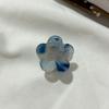 Ins  Cute 2.5cm Mini Little Flower Hair Clip Simple Cute Acetic Acid Color Magic Top Clip Side Clip Hair Accessories