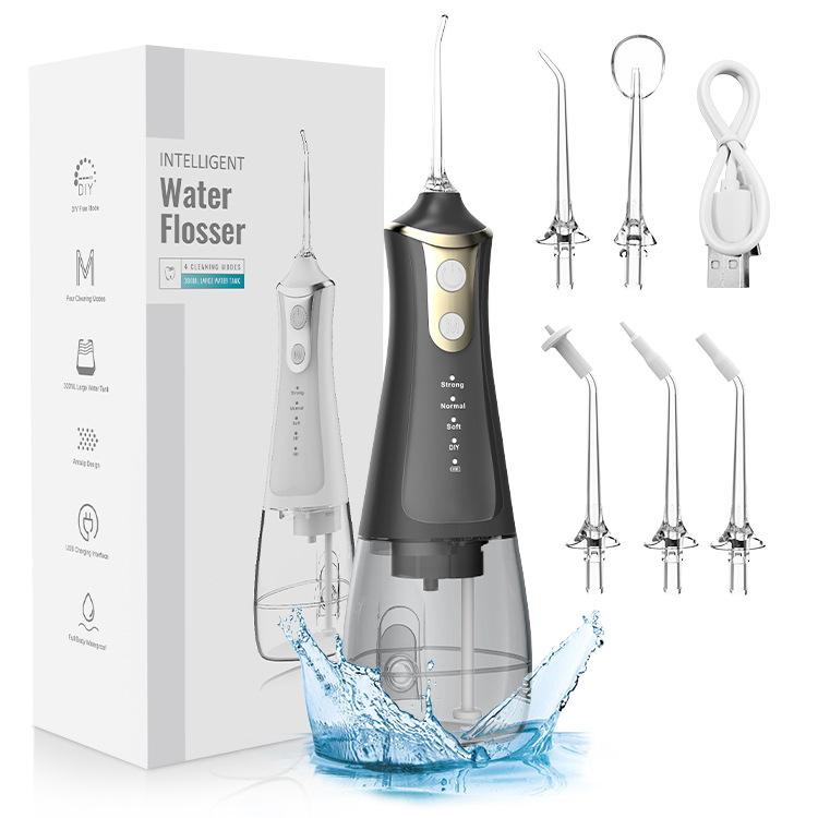 Новый электрический очиститель для полости рта с высокочастотным импульсом для бытовой чистки полости рта, отбеливания полости рта, портативного очистителя с водной нитью