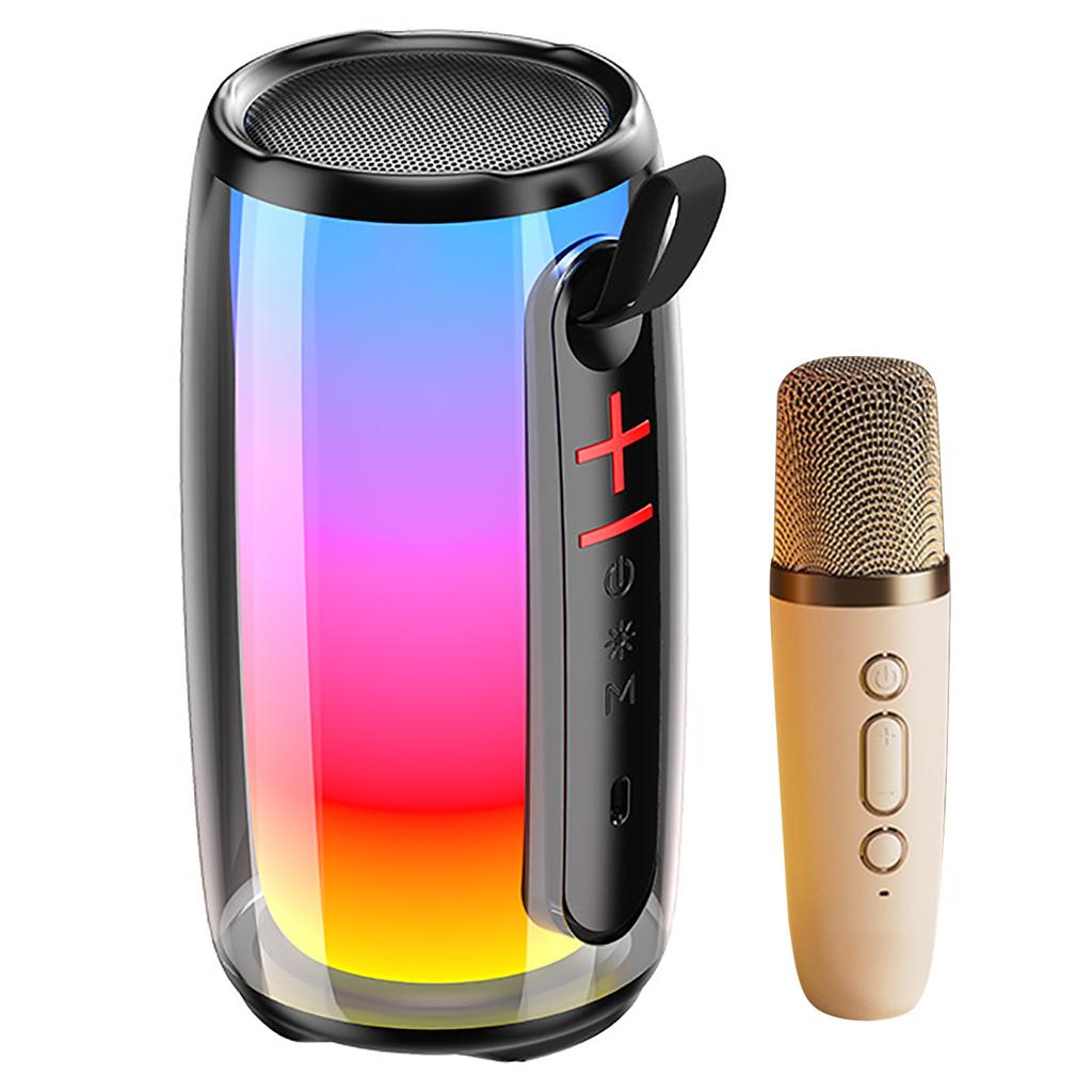 Bluetooth-караоке-машина, многофункциональная беспроводная портативная мини-колонка Bluetooth с микрофоном