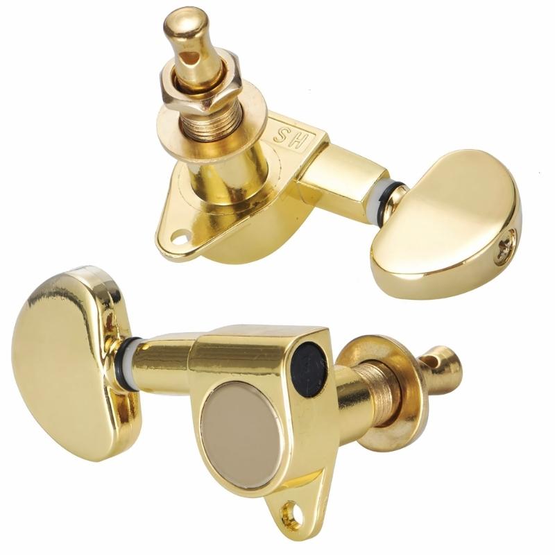 6 шт. Металлические колки для настройки гитары, машинные головки, колки для настройки струн, замена, колки для настройки струн гитары, гитарные аксессуары