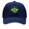 Brazil Pride Stars Flag Emblem Sandwich Baseball Cap Sun Cap Outdoor Workouts Hat