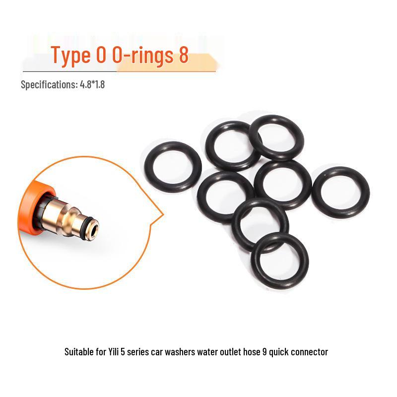 Аксессуары для автомойки Yili: Уплотнительное кольцо, Угольная щетка, Перепускной клапан, Микровыключатель, Обратный клапан.