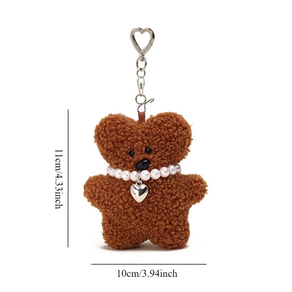 Украшения плюшевый медведь кукла животное корейский автомобиль брелок корейский Ins плюшевый медведь брелок сумка подвеска