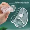 1Pair Flip Flops Sandals Cushions Pad Toe Protectors Anti-Slip Transparent Forefoot Inserts Shoe Pads Insoles