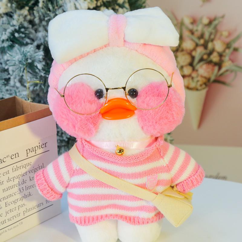 30 см кавайная плюшевая игрушка Lalafanfan утка мультфильм кукла Lalafanfan утка мягкая плюшевая игрушка подарки на день рождения для девочек