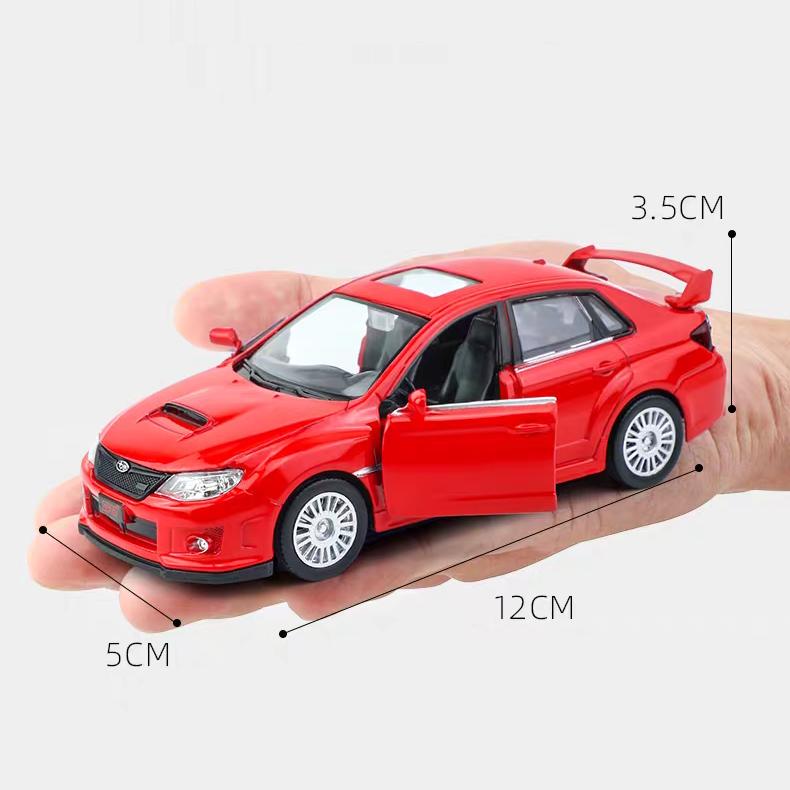 Subaru Impreza WRX STI 2010 Rally Car JDM Simulation Diecast & Toy Vehicle RMZ City 1:36 Alloy Model Gifts For Children