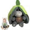 Breathable Sleep Buddy – Interactive Cuddle Buddy Cartoon Caricature, Soothing Animal Plush Toy with Breathing Motion Lights Green
