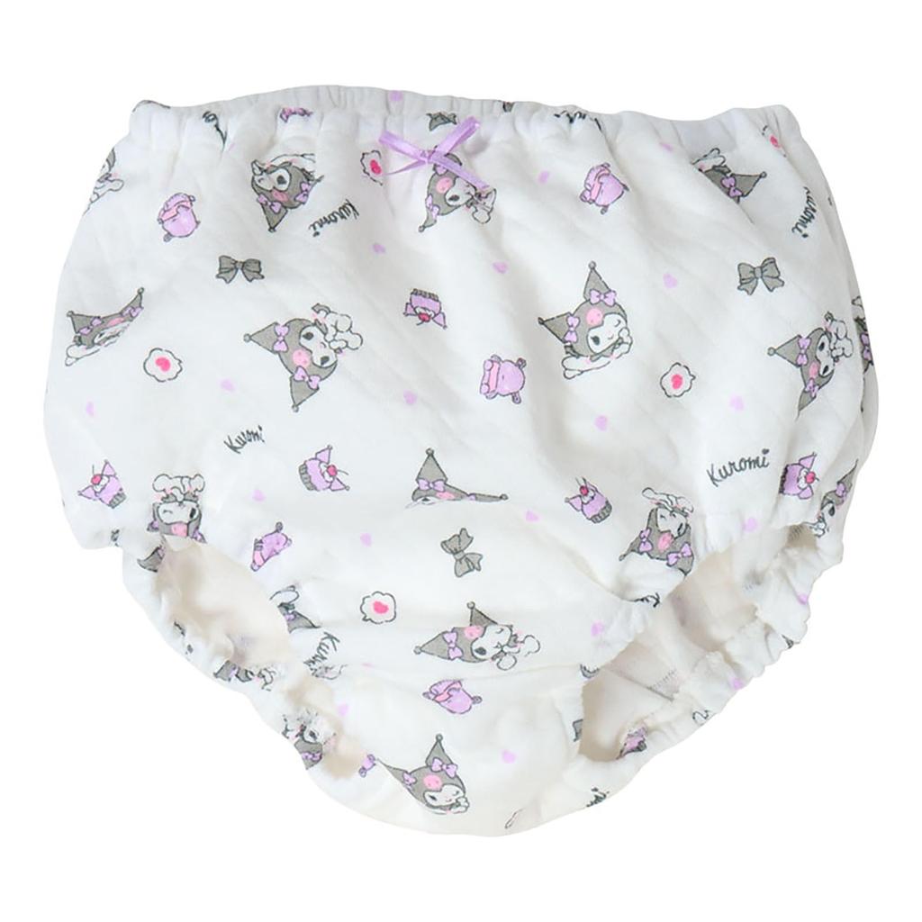 Sanrio Quilted Shorts of with Name Label Product Number 216372 Kids' (Set 2), Kuromi, 140cm, Inside,