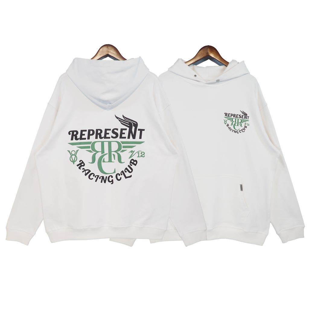 Трансграничный американский модный бренд REPRESENT худи с капюшоном и буквенной печатью, махровое, мужское и женское, уличный стиль, худи-куртка bf