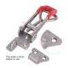 2pcs Hand Tool Type Quick Latch Clamp 304 Stainless Steel Toggle Hasp Clamp  For Storage Box
