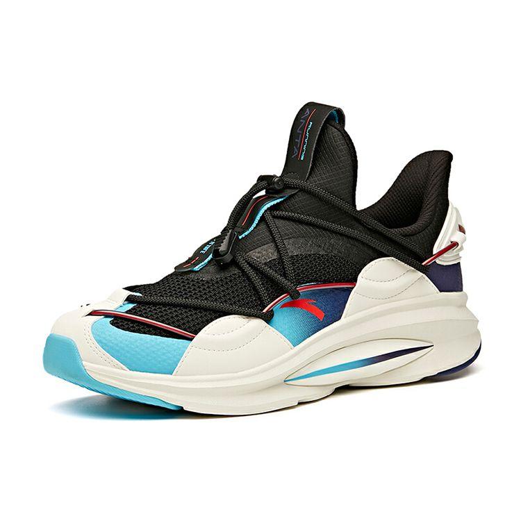 Anta Running Shoes Men Black Ivory Chlorine Blue 912045513-5