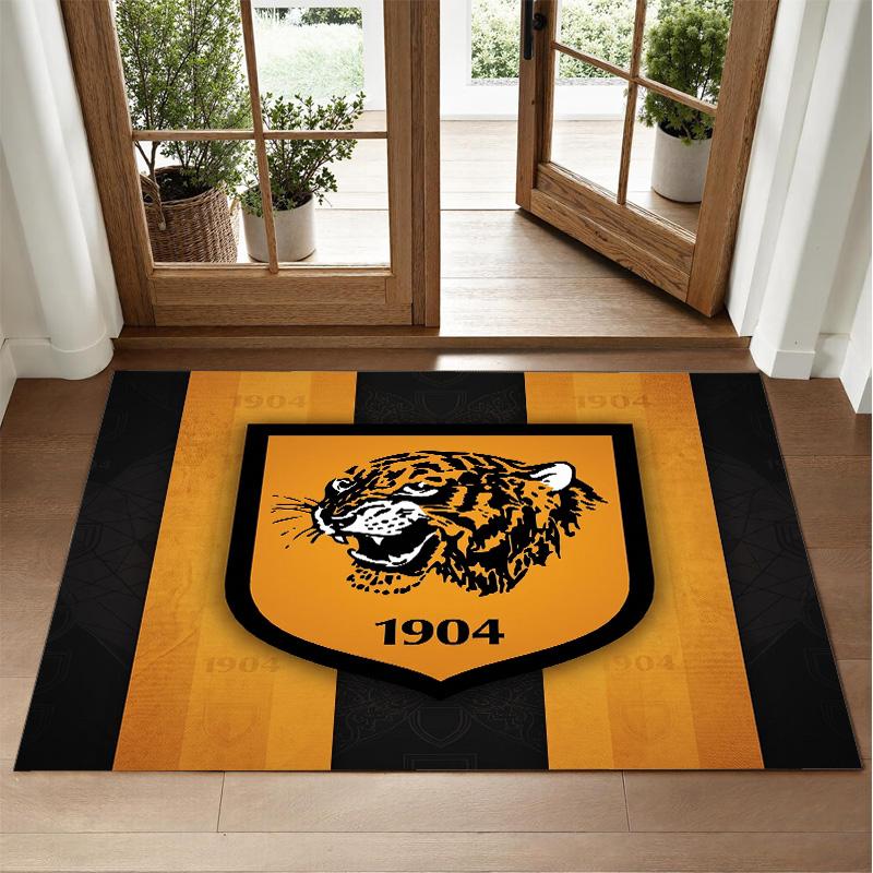 Hull FC Design Crystal Velvet Rug Soft Decorative Mat for Bedroom Entrance