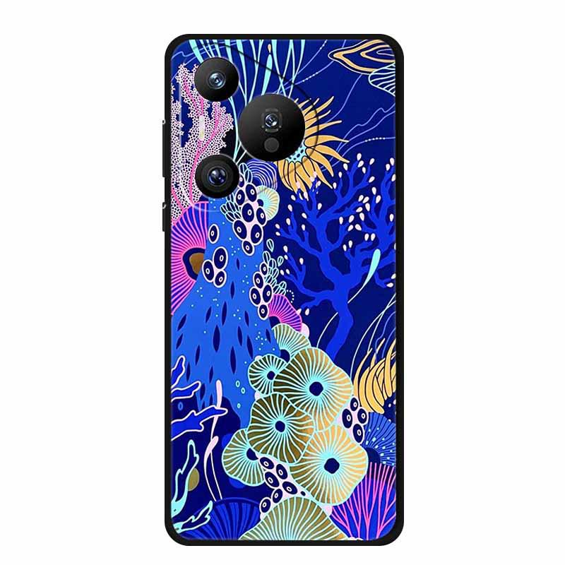 Чехол для телефона Huawei Pura 70 Pro с тиснением и цветной покраской, с текстурой высокого качества - 1 шт.