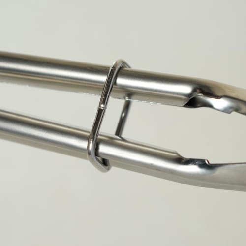 Thunder Group All-Purpose Tongs, Small, 25.4cm Long, with Ring, Stainless Steel, SLTHUT010