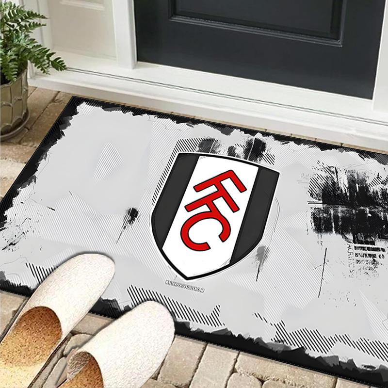 1PC rug Fulham Crest Design Carpet, Chair Rug,Area Rug for Office Bedroom living rooms bedroom, Doormat decor Christmas fan gifts