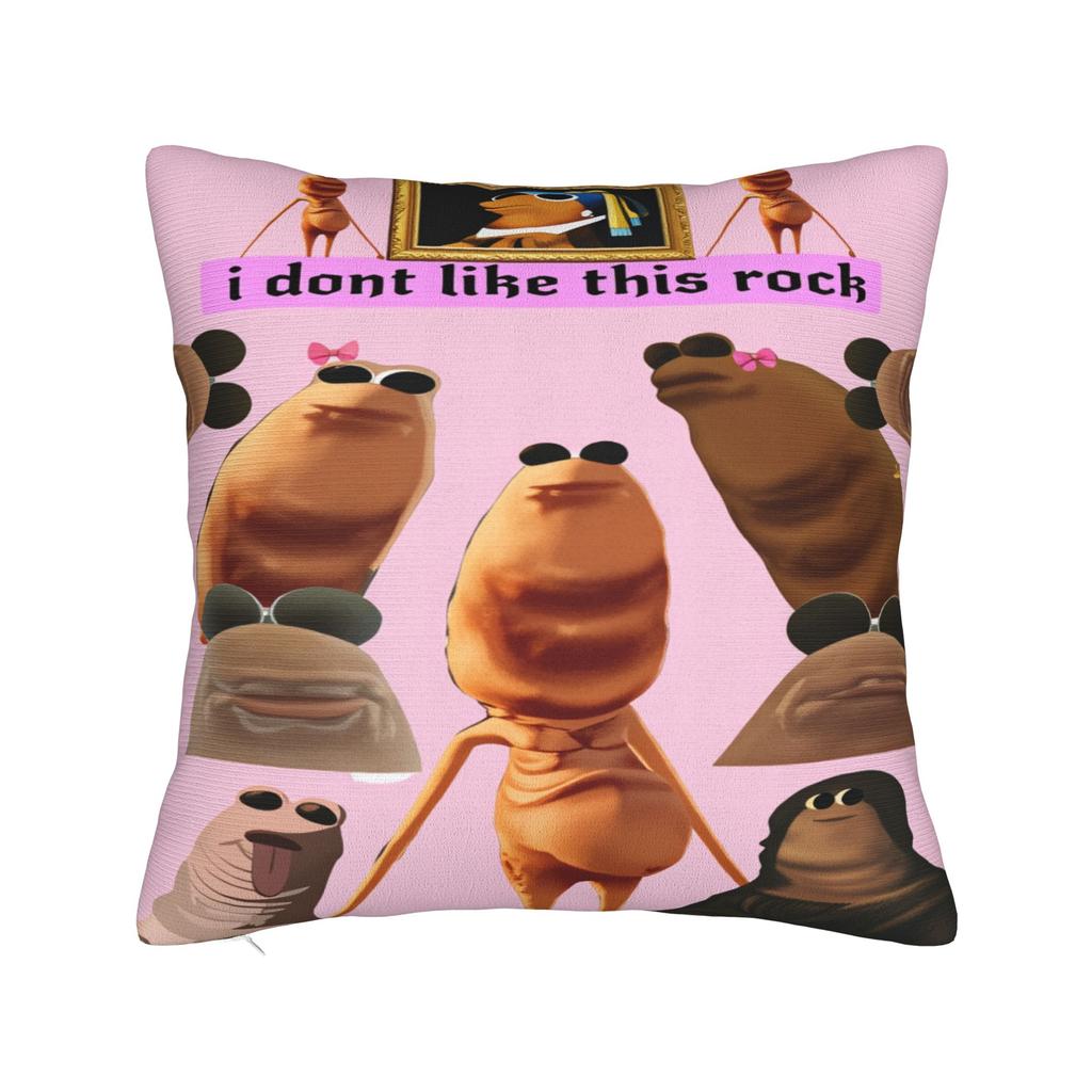 Pillow Cover Funny Robert Help Marcus The Worm   Cute Funny Pillow Case For Sofa Home Decor Pillowcases