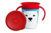 Munchkin Чудо-чашка с ручкой Wild Love Polar Bear Детская кружка для питья Поставляется с крышкой Не проливается FDMU32242P