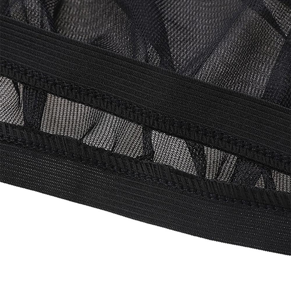 2Pcs Car Kids Sun Shade Shield Socks Rear Side Window Square UV Cover Mesh