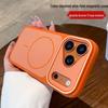 Совместимый чехол для iPhone 17 Pro Max: Магнитный чехол с ощущением кожи, большим окном и защитой от падений, Трансформация Apple 16 в 17.