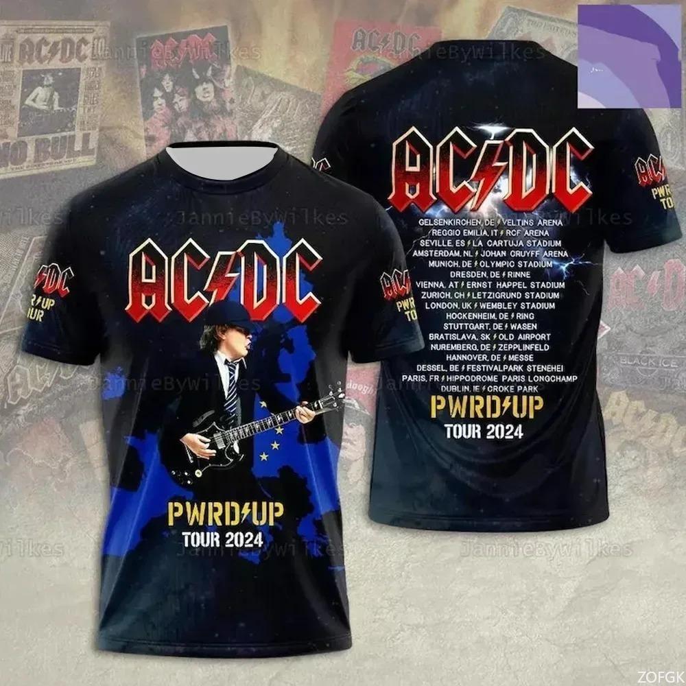 2025 Футболка Rock Band с 3D-принтом, быстросохнущая, спортивная, дышащая, мужская футболка с круглым вырезом