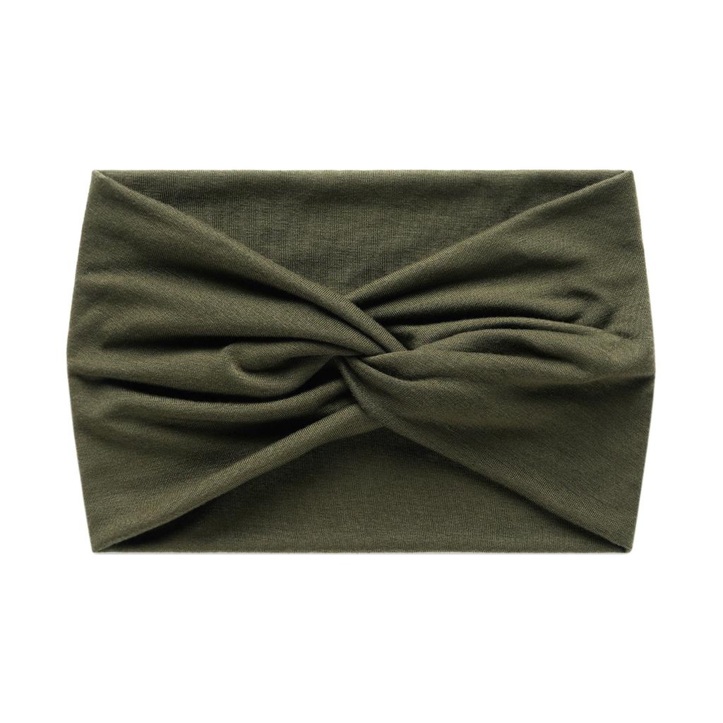 18 см однотонная широкая версия перекрестная эластичная спортивная повязка на голову для йоги женская антиперспирантная повязка на голову впитывающая пот аксессуары для волос